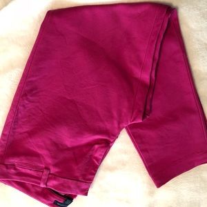 Hot pink cropped pants, size 6